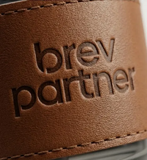 Copo com luva de couro, BREV Partner