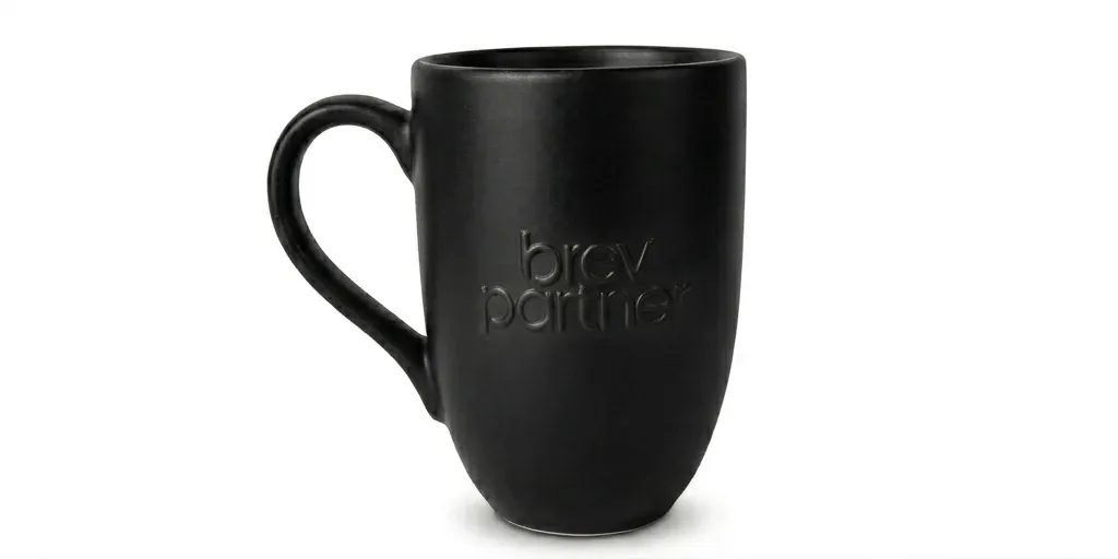 Caneca com relevo, BREV Partner